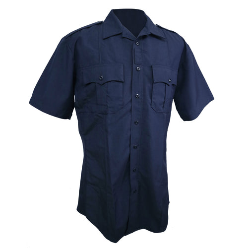 Cotton Blue Collared Transit Shirt Mens