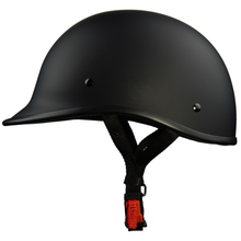 Load image into Gallery viewer, Polo Motorcycle Half Helmet - Matte Black