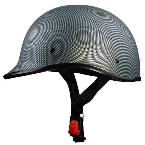 Polo Motorcycle Half Helmet - Carbon