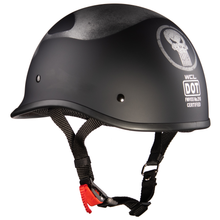 Load image into Gallery viewer, Polo Motorcycle Half Helmet – Punisher