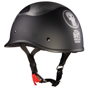 Polo Motorcycle Half Helmet – Punisher