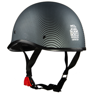 Polo Motorcycle Half Helmet - Carbon