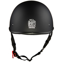 Load image into Gallery viewer, Polo Motorcycle Half Helmet - Matte Black