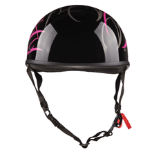 Load image into Gallery viewer, DOT Beanie Motorcycle Half Helmet Pink