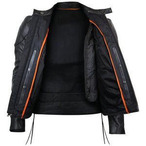 Cowhide Leather Fully Lined Racer Jacket