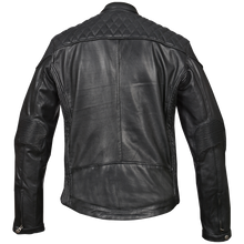 Load image into Gallery viewer, Leather Jacket with Diamond Stitched Shoulders