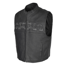 Load image into Gallery viewer, Club Style Vest with Skulls