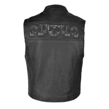 Load image into Gallery viewer, Club Style Vest with Skulls